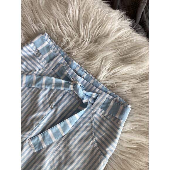 Nike Women's Golf Tour Performance Striped Skort 2 Piece White Blue Size 6 - Picture 2 of 10